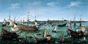 The Arrival at Vlissingen of the Elector Palatinate Frederick The Fifth